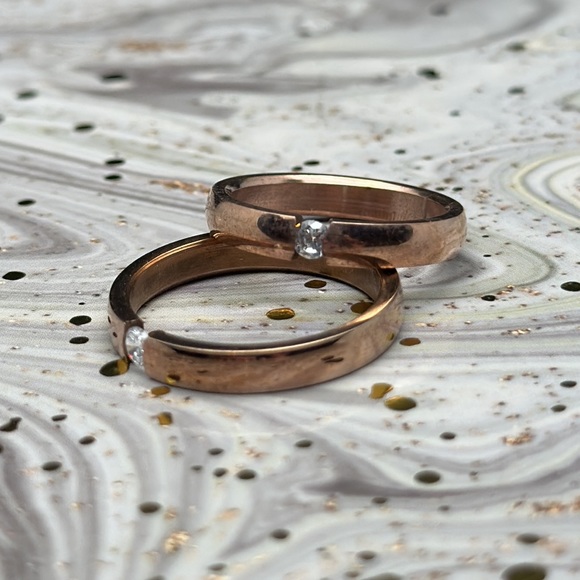 Women’s 3mm Ring Band, Unique Gold/Bronze - Picture 3 of 4